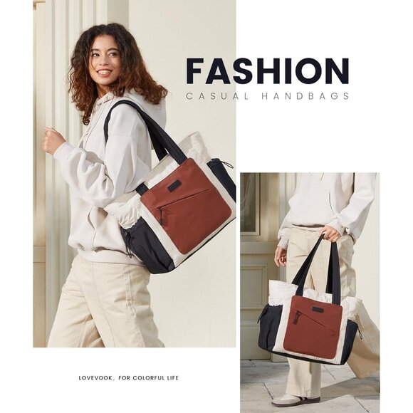 Puffer Tote Bag for Women - Spacious, Stylish & Perfect for Daily Travel - Picture 2 of 9